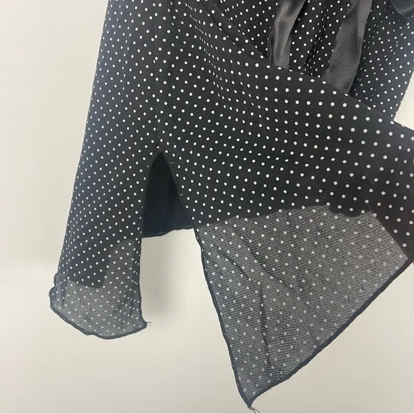 Trixxi Y2K Polka Dot Strapless Asymmetrical Tank Size L - Picture 9 of 9